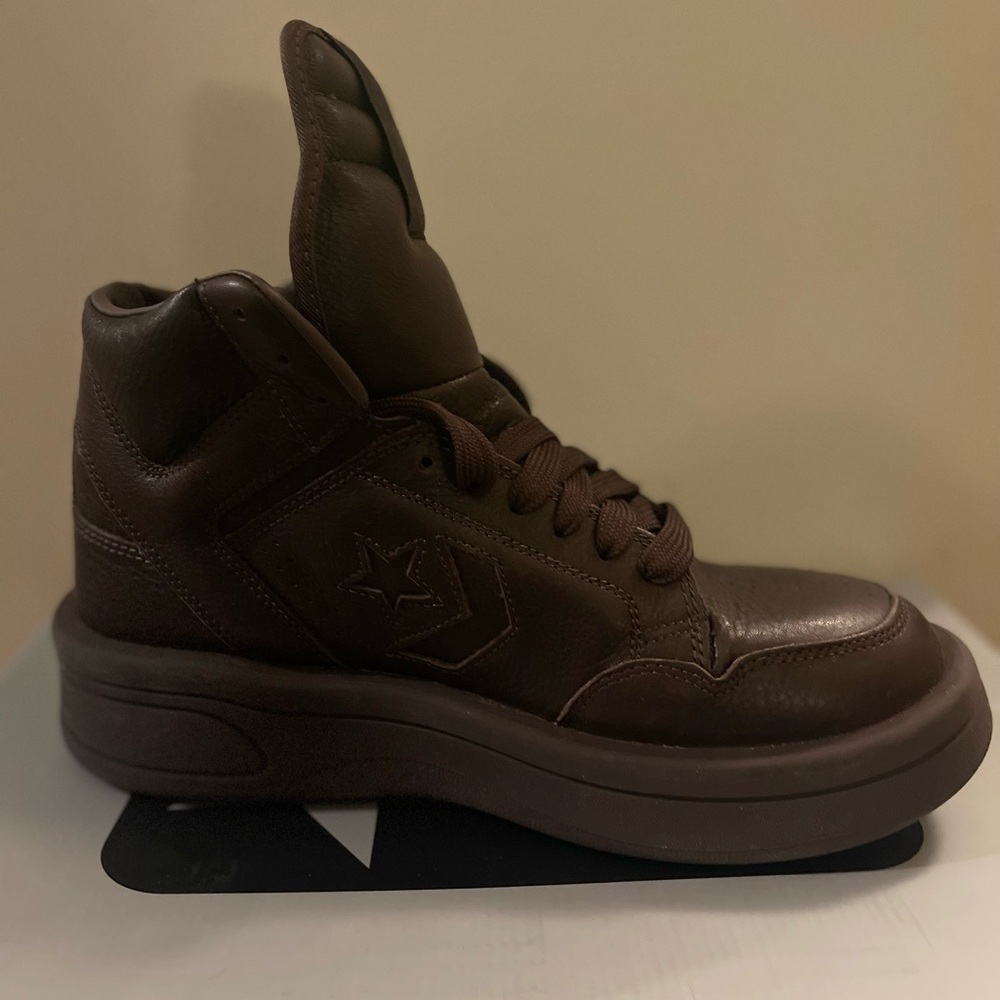 Rick Owens x Converse DRKSHDW TURBOWPN Mid 'Clay'. 9M/10.5W